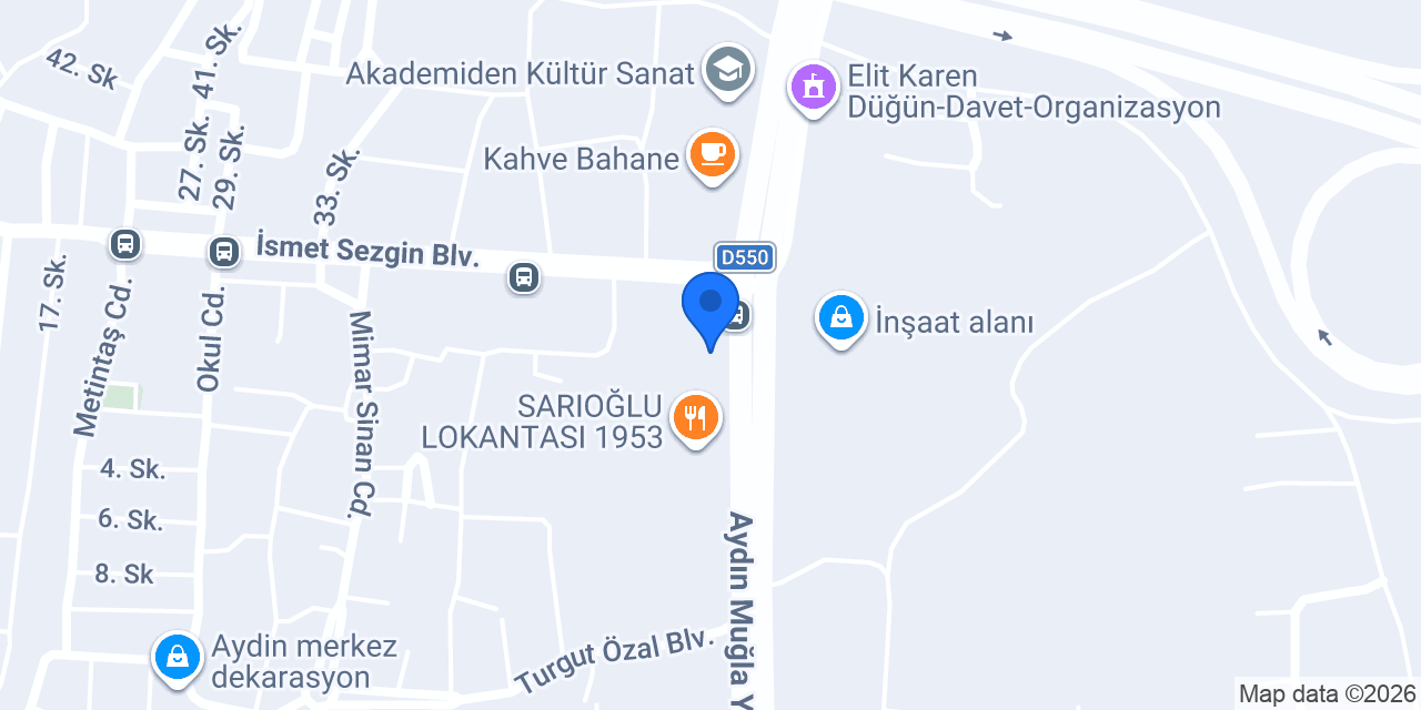 İşbir Yatak Aydın konumu
