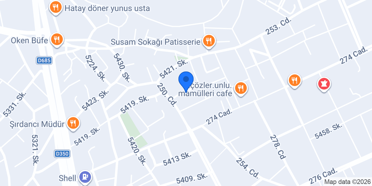 Nilgün bayan kuaförü konumu