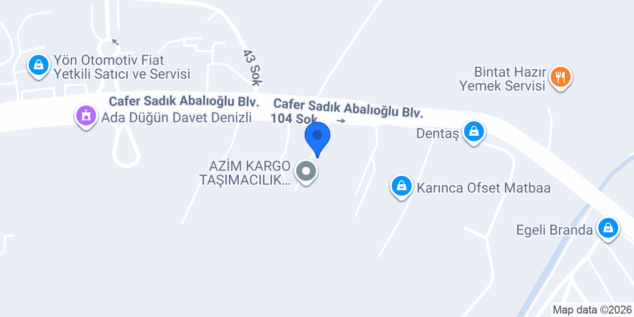 Yeşa Tekstil konumu