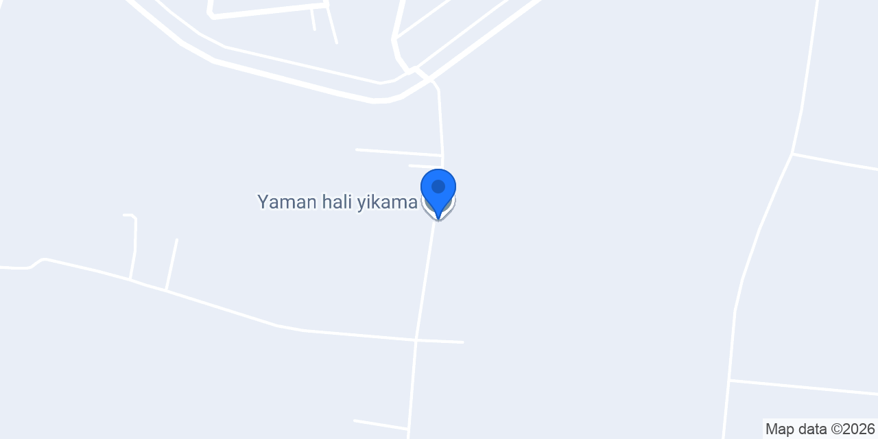 Yaman hali yikama konumu