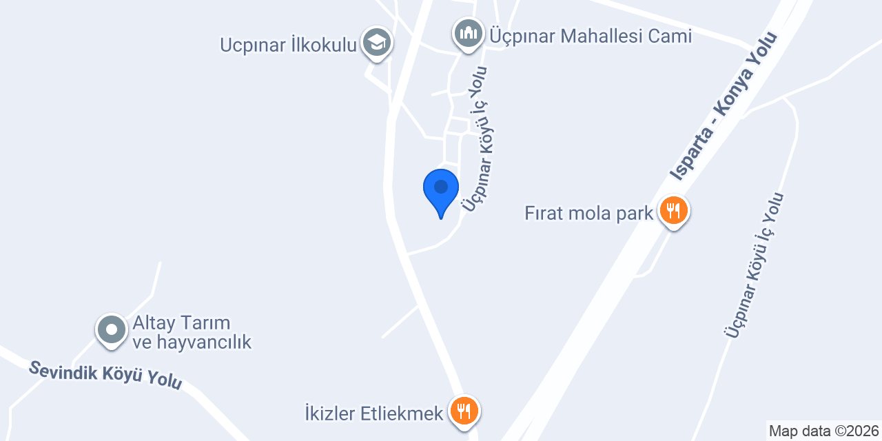 Üçpınar Ortaokulu konumu