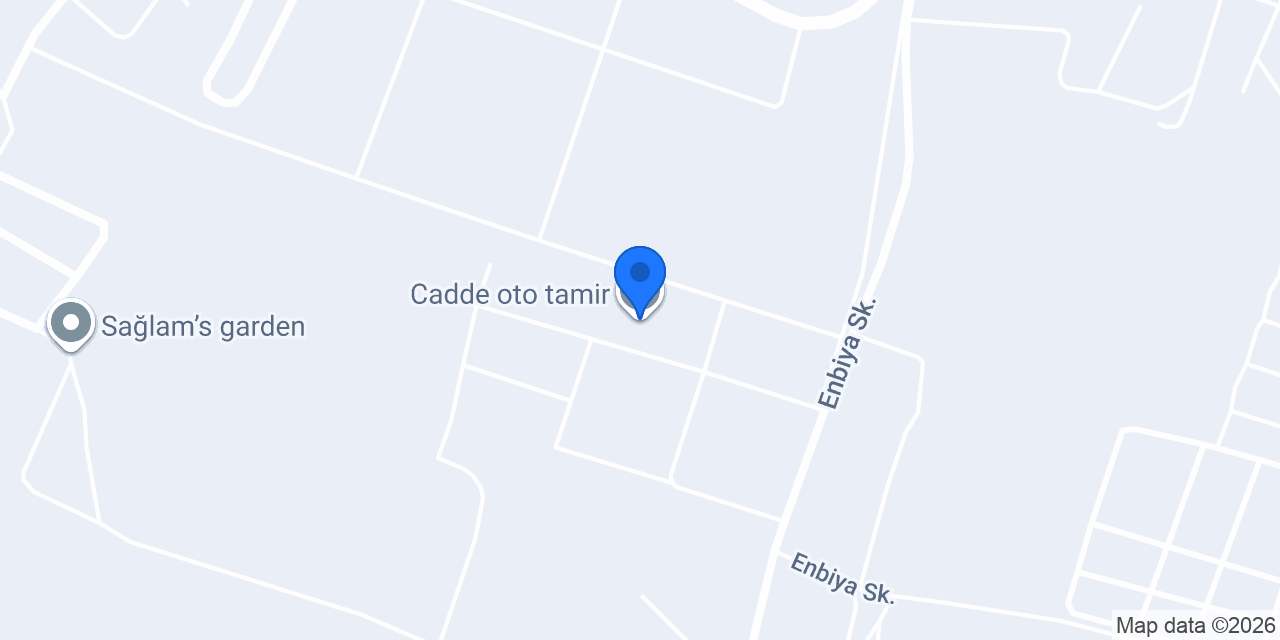 Cadde oto tamir konumu
