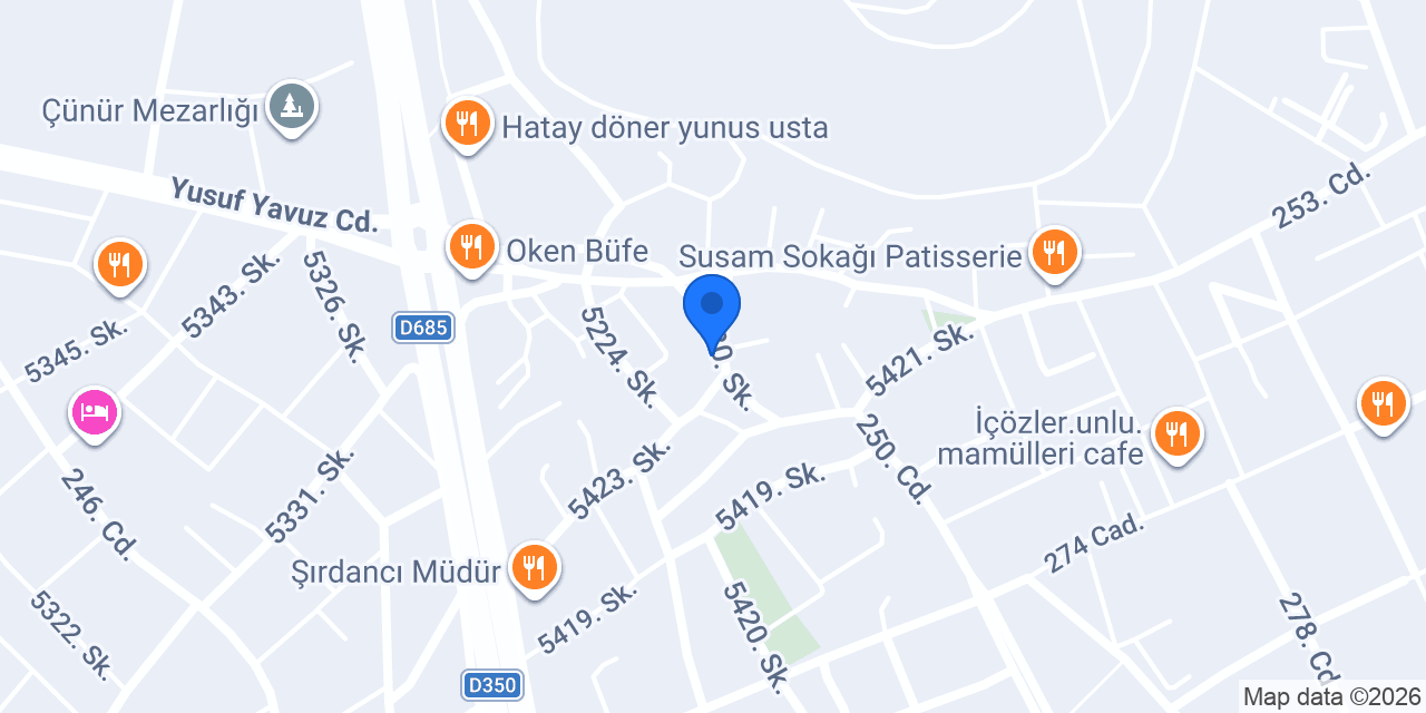 Çünür Pide Ve Izgara Salonu konumu