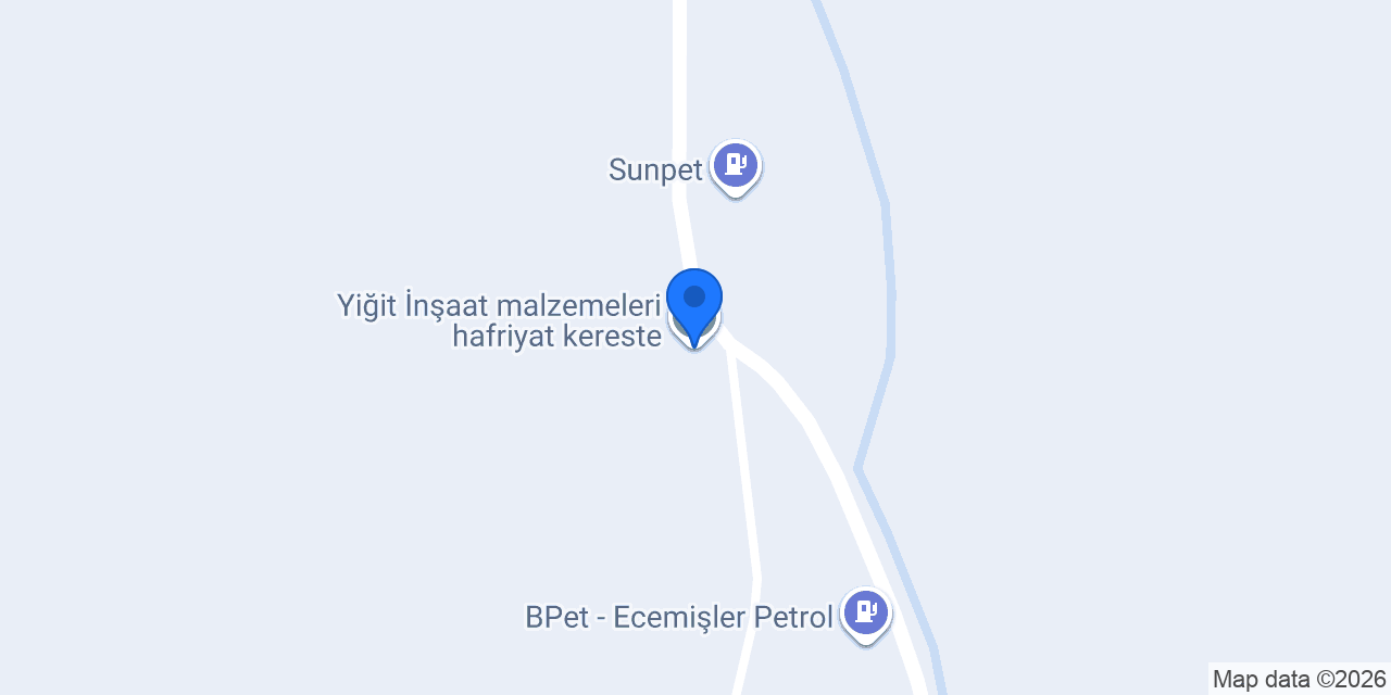 Yiğit İnşaat malzemeleri hafriyat kereste konumu
