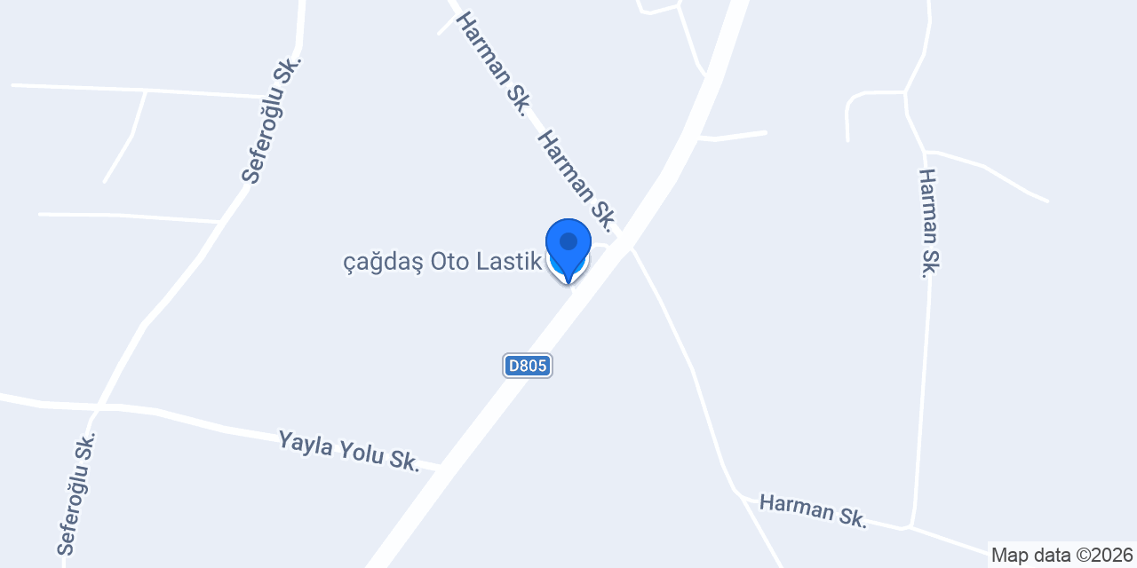 çağdaş Oto Lastik konumu