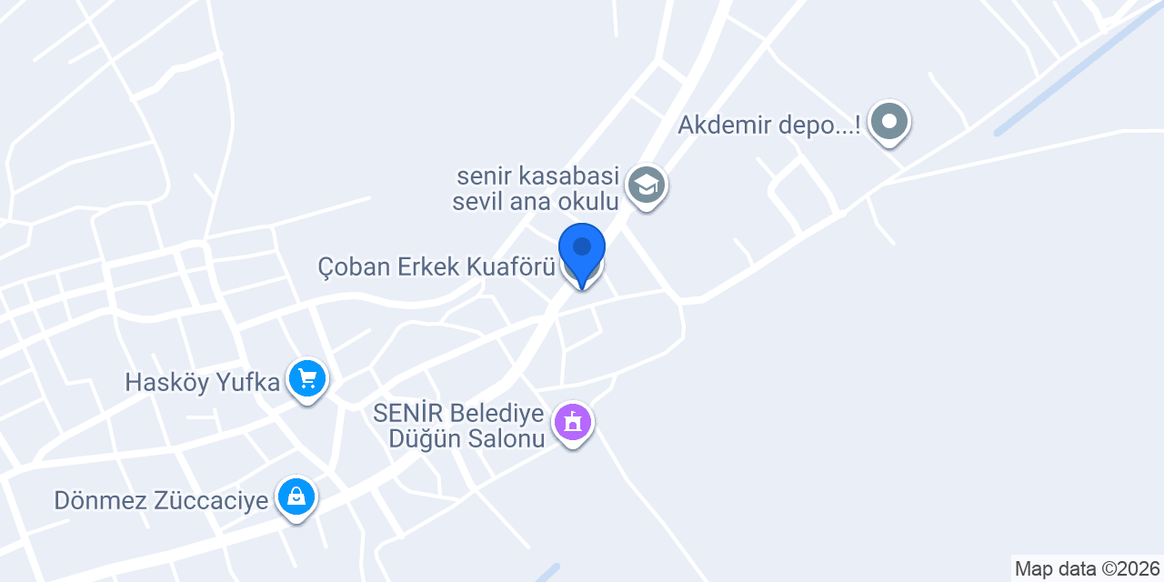 Çoban Erkek Kuaförü konumu