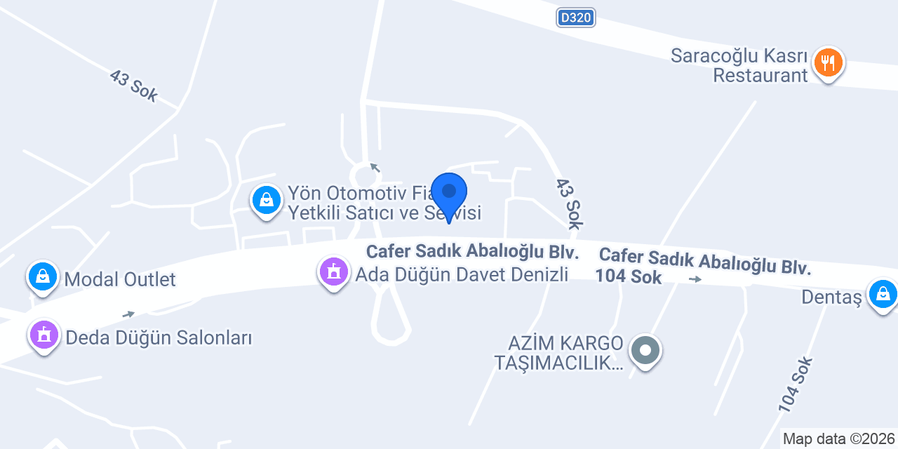 DOD Batı Denizli konumu