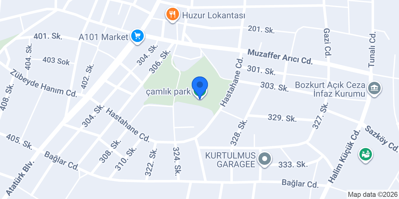 çamlık park konumu