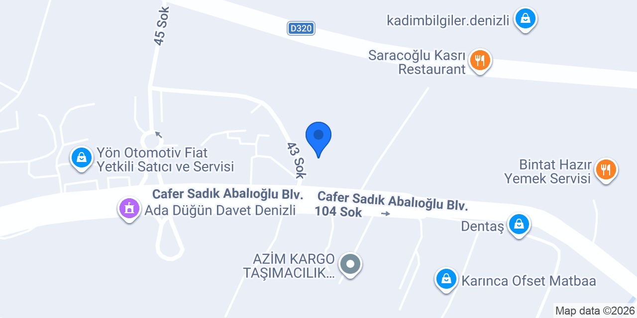 AKHAN OTOMOTİV konumu
