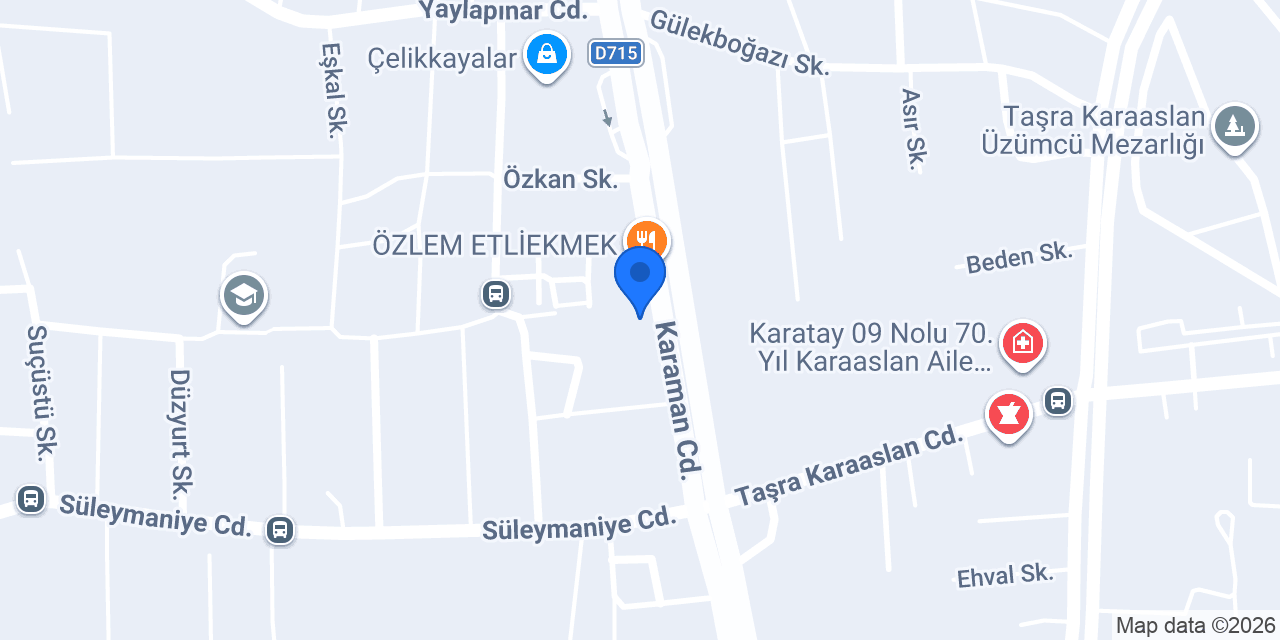 TEKSİN MOTOR konumu