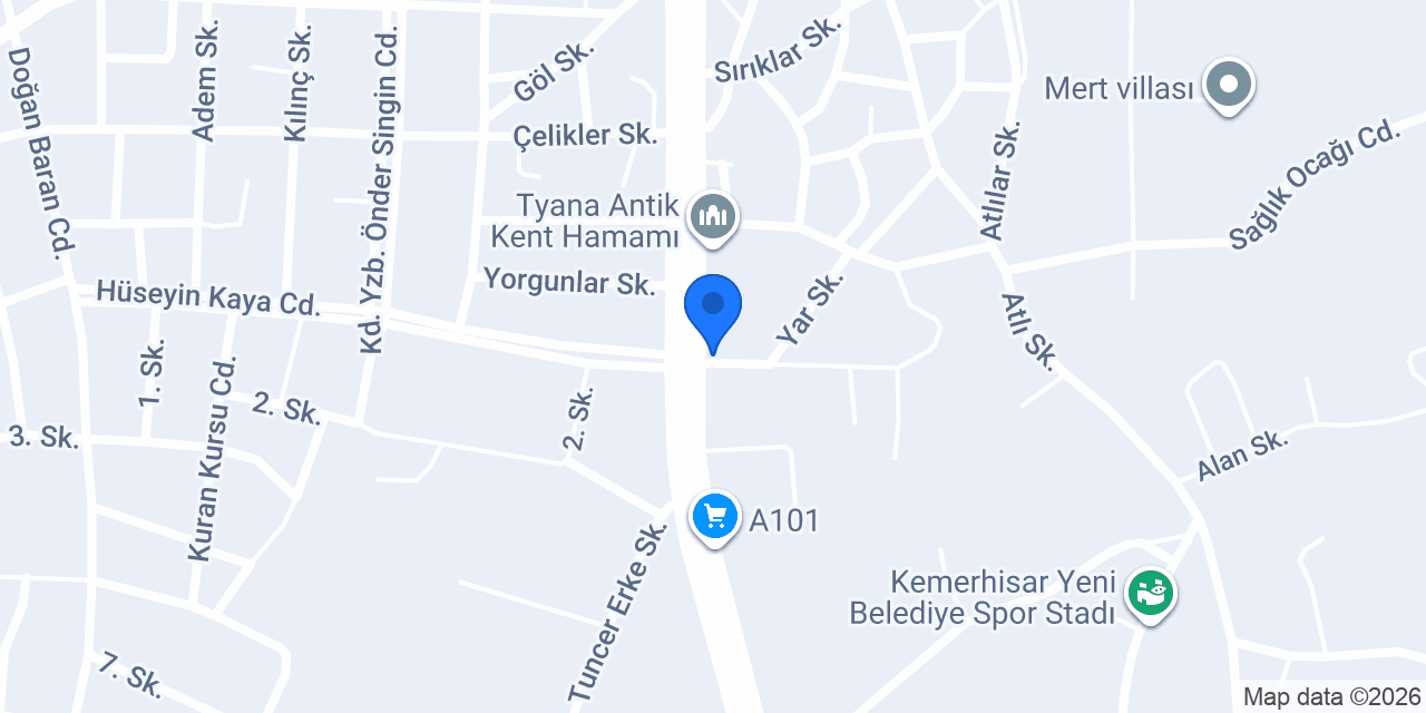 Kemerhisar Sümer İlkokulu konumu