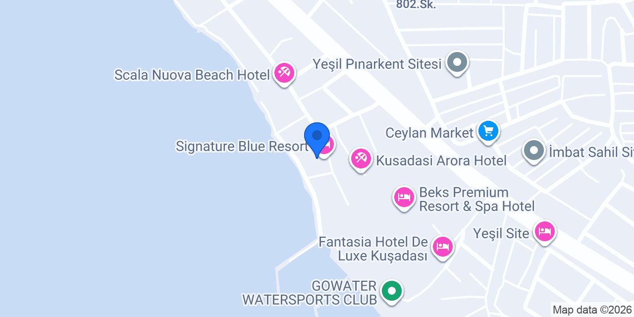 Balzam Spa Kuşadası konumu