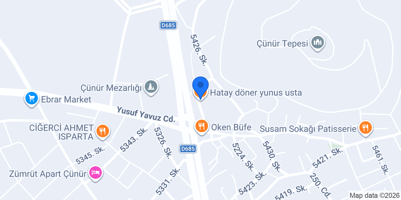 Hatay My Sos Döner konumu