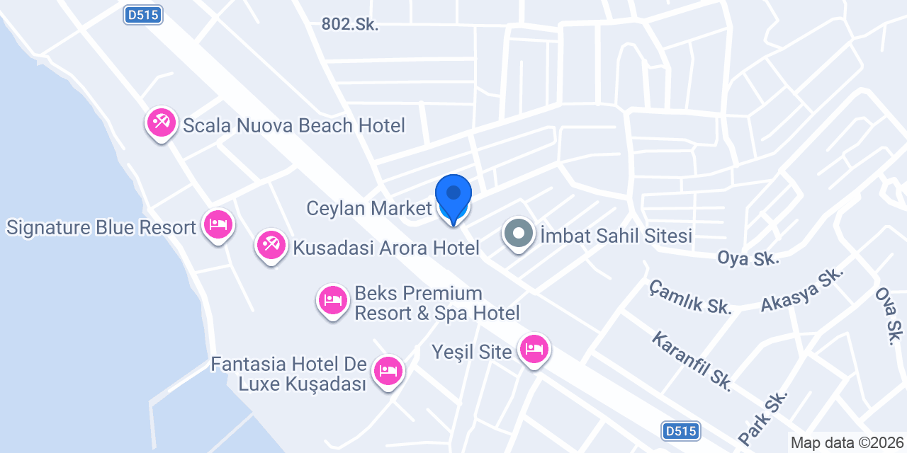 Ceylan Market konumu