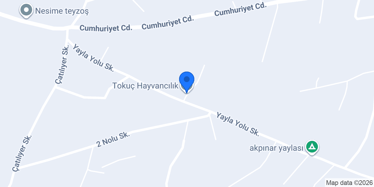 Tokuç Hayvancılık konumu