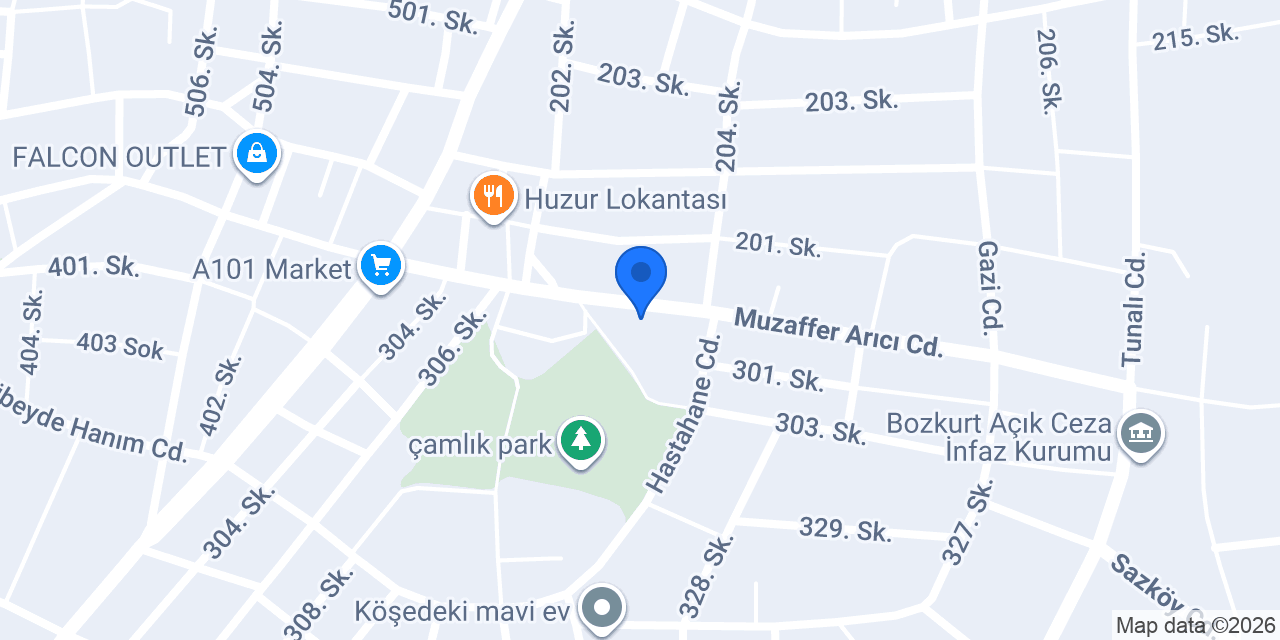 Ptt-bozkurt Şubesi konumu