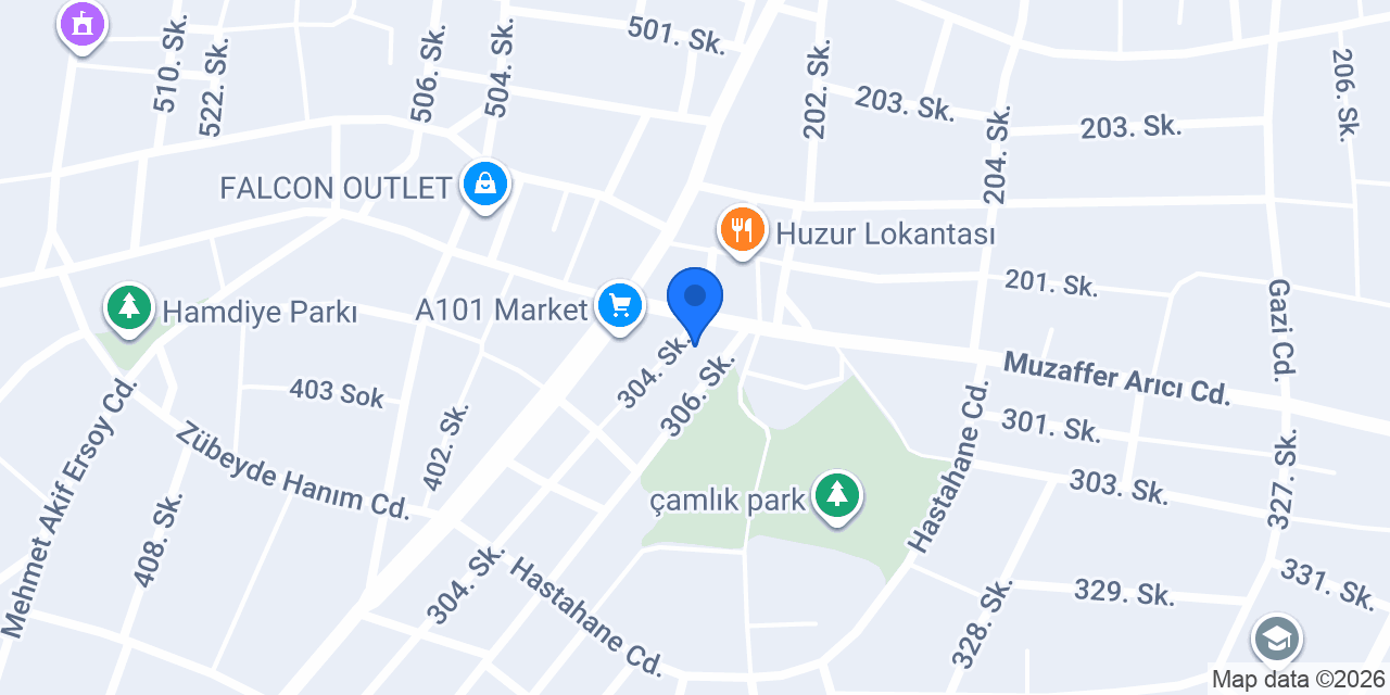 Bozkurt Emniyet Müdürlüğü konumu
