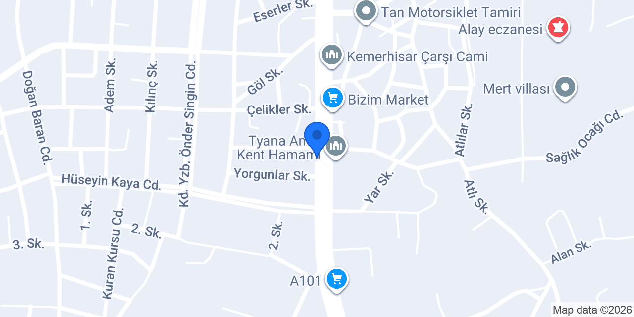 Hisar Eczanesi konumu