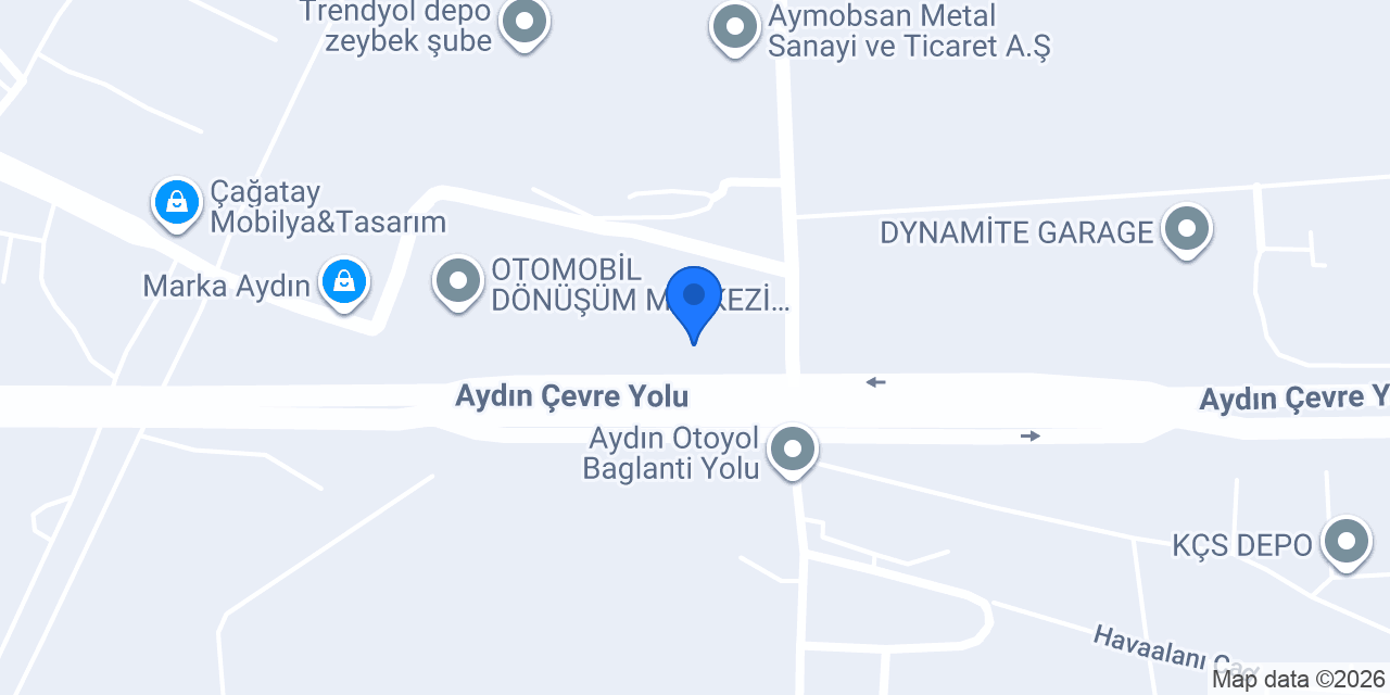 Eray Otomotiv konumu