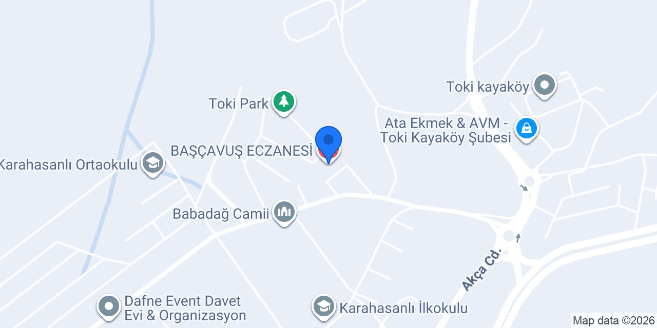 BAŞÇAVUŞ ECZANESİ konumu