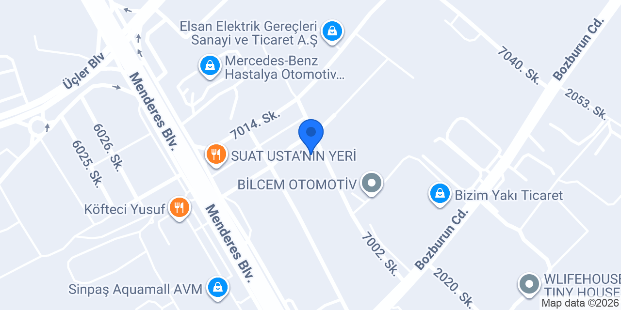Denizli Efe Forklift konumu