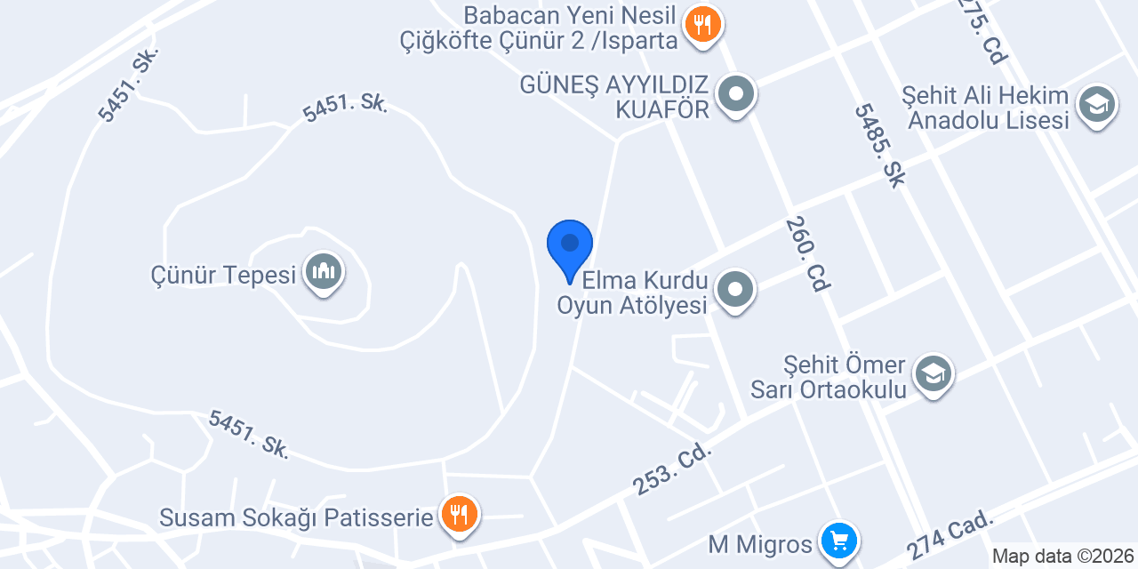 Kapali isletme konumu