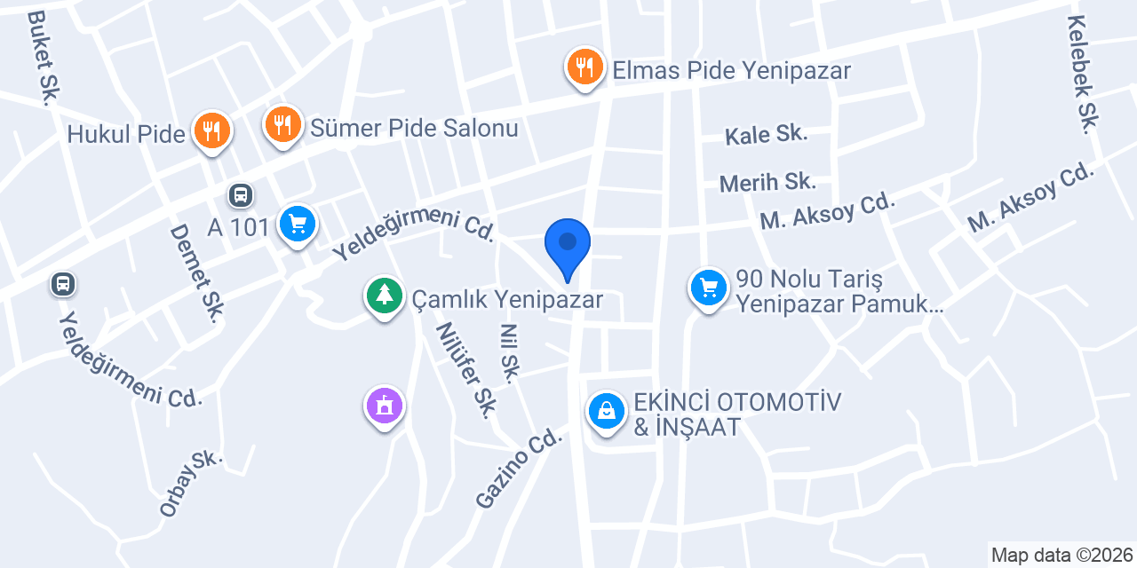 E.N.S pet otel konumu