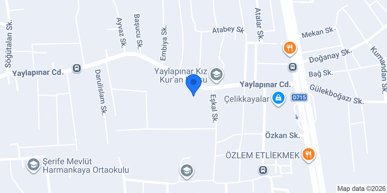 Öz sinan mobilya konumu