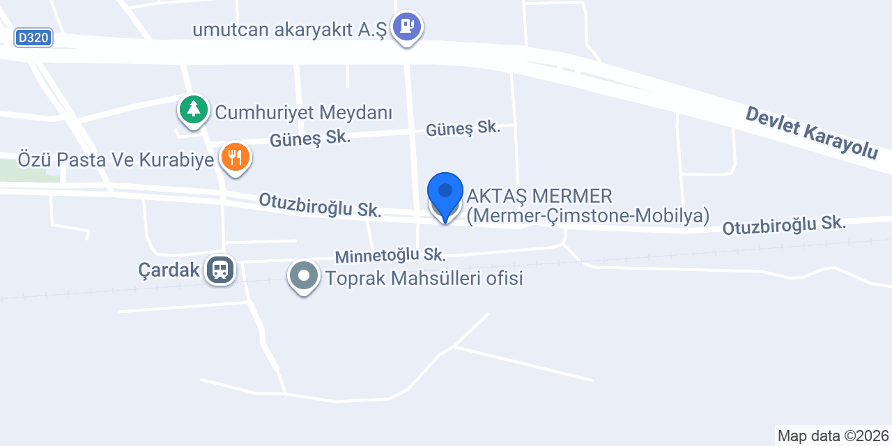 AKTAŞ MERMER(Mermer-Çimstone-Mobilya) konumu