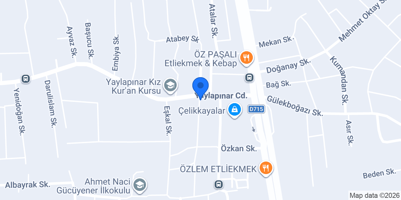 AYDINÖZLER İNŞAAT konumu
