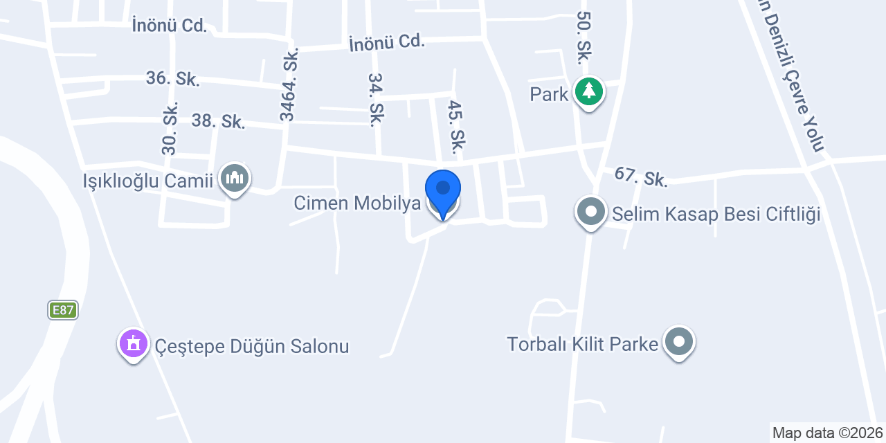 Cimen Mobilya konumu