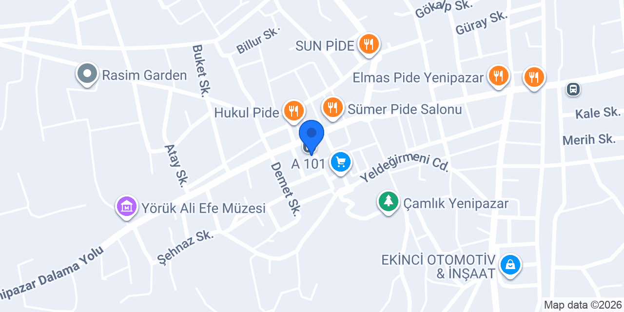 Avşar bay bayan terzisi konumu