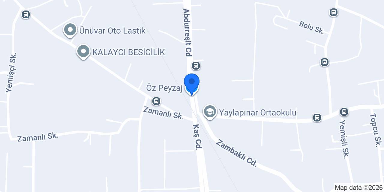 Öz Peyzaj konumu