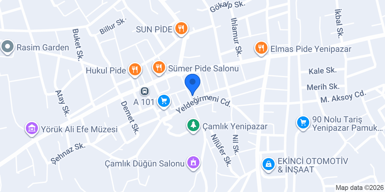 Değirmenyolu Cafe konumu
