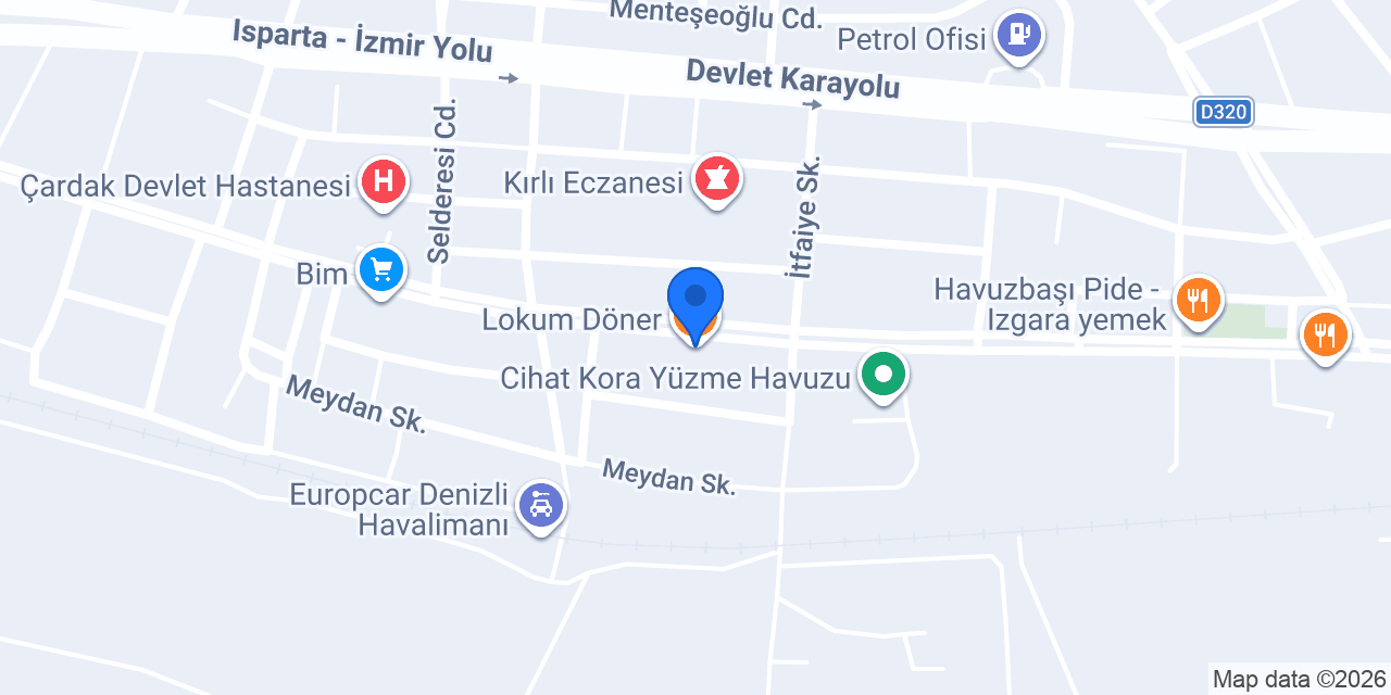 Lokum Döner konumu