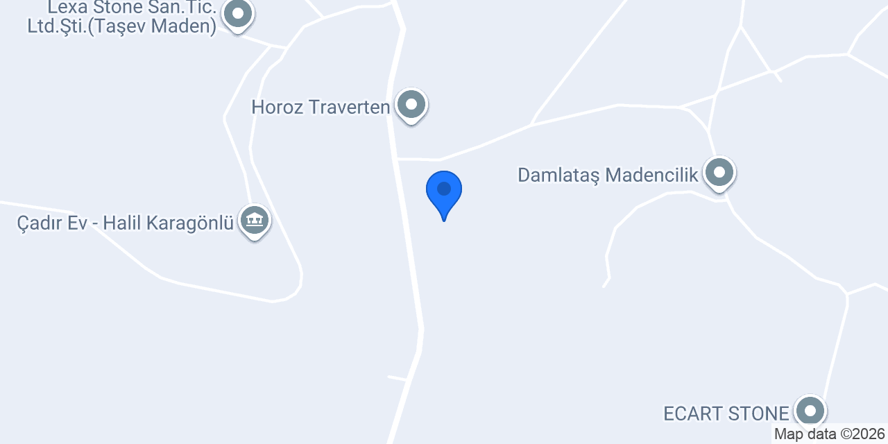 Gama Traverten konumu