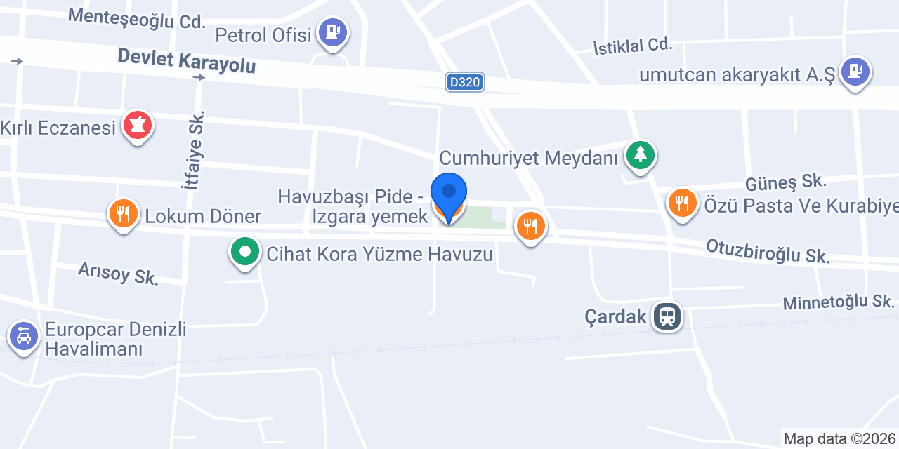 Havuzbaşı Pide - Izgara yemek konumu