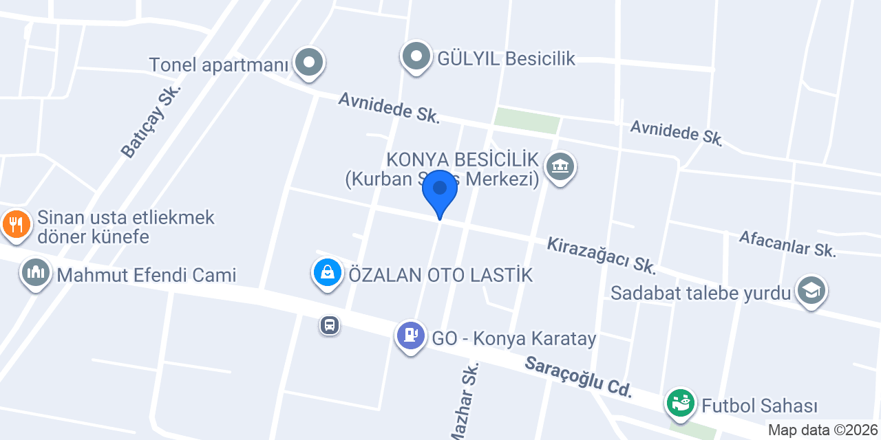 Hakan Et Besi Çiftliği konumu