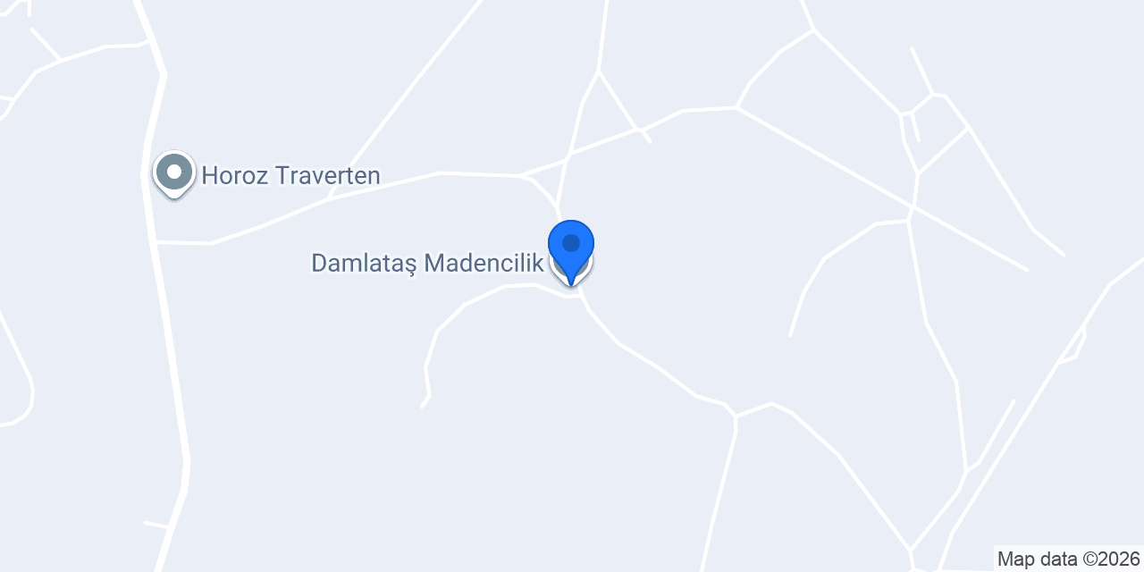Damlataş Madencilik konumu