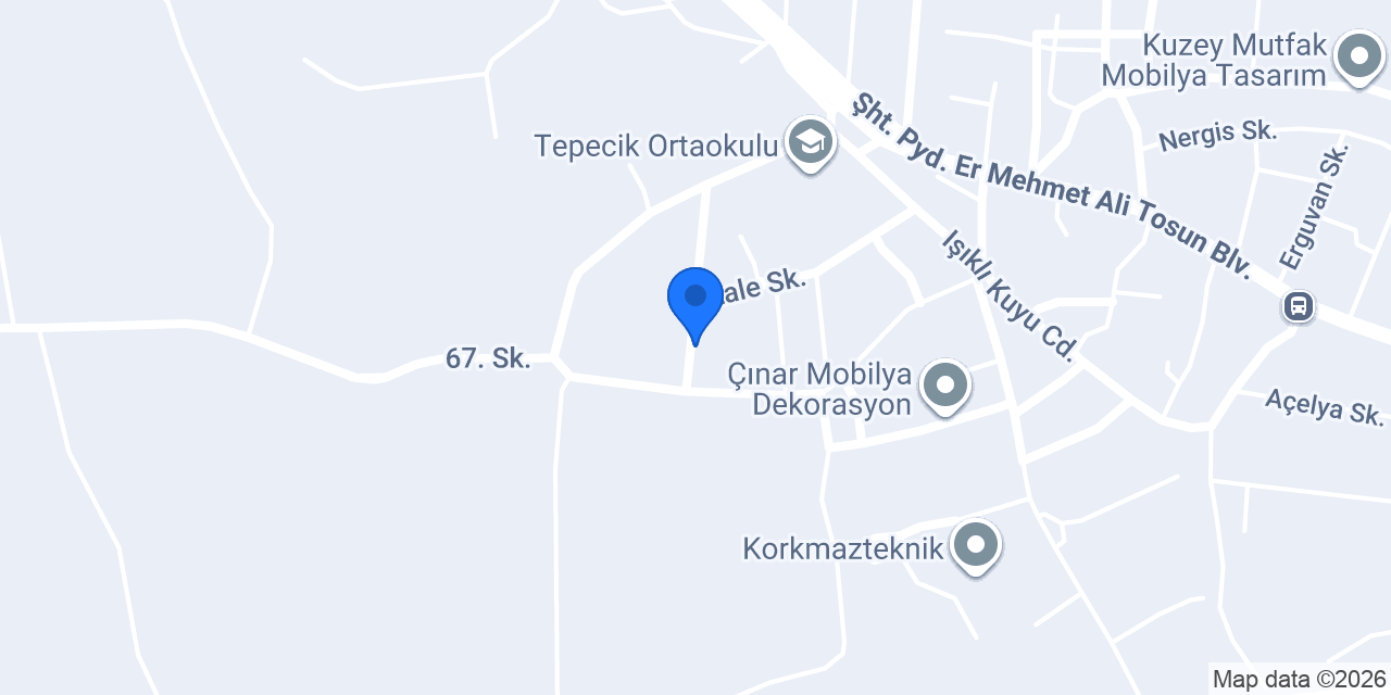 HNK MOBİLYA DEKARASYON konumu