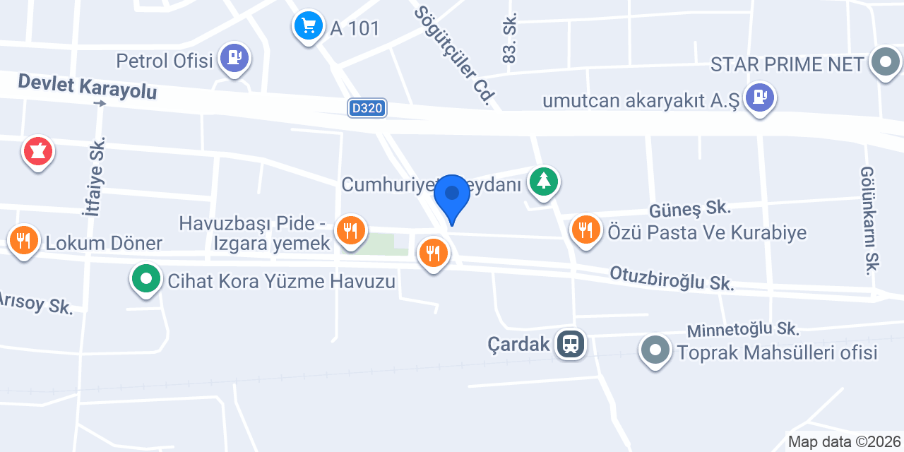 Ay Yıldız Kafe konumu
