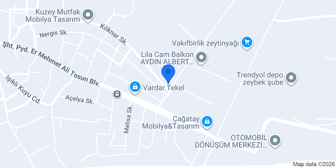 Aksu Door Kapı ve mobilya imalatı konumu