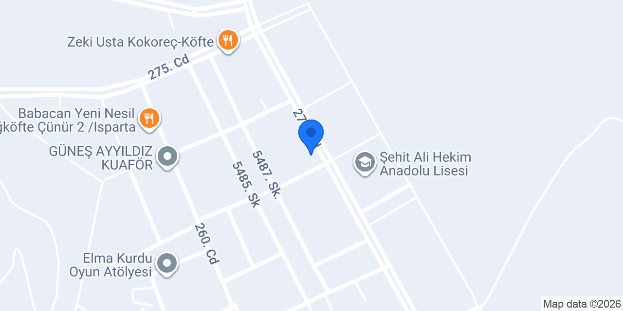 Çiğköfteci Ömer usta konumu