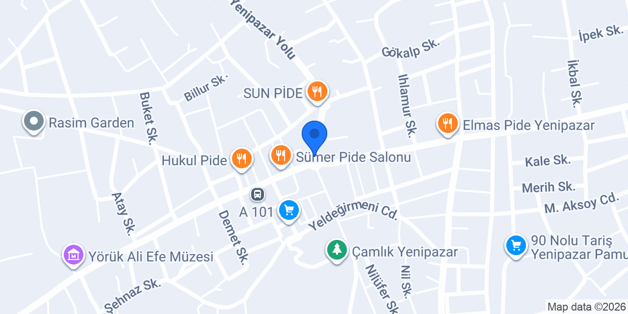DOYURAN PİDE SALONU konumu