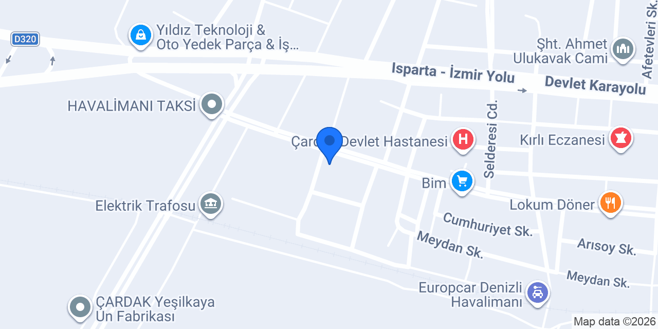 Kartal Veteriner Kliniği konumu