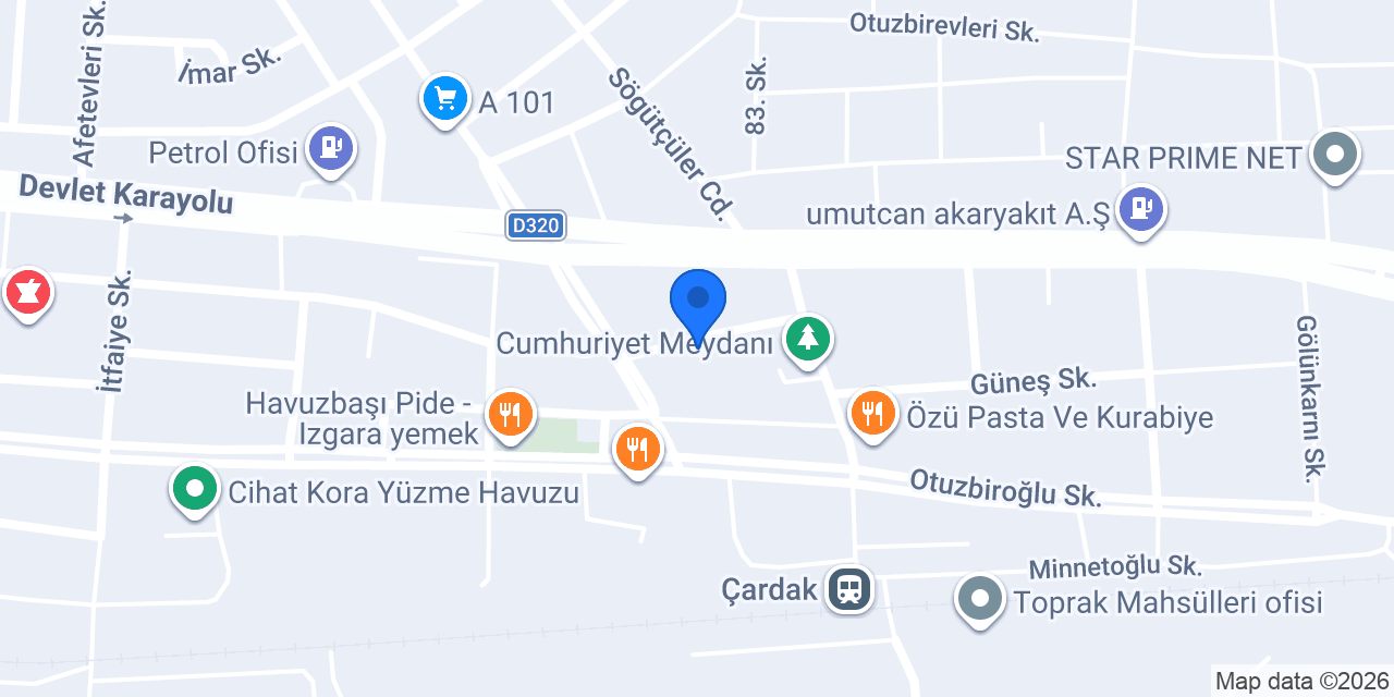 ÖZGÜNTÜRK EMLAK konumu