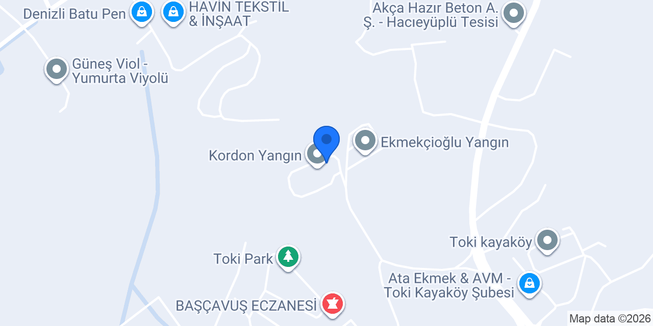 Hedef Yangin konumu