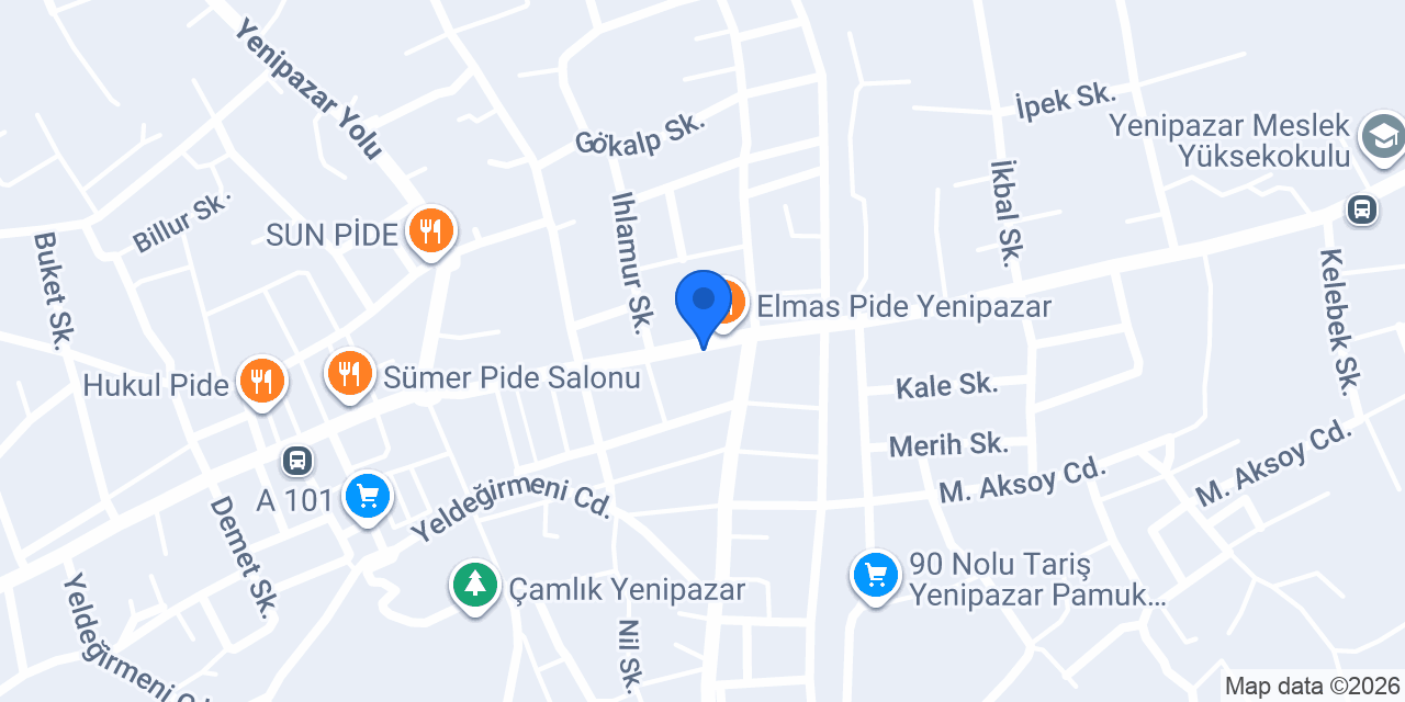 Tunç Kasap Yenipazar konumu