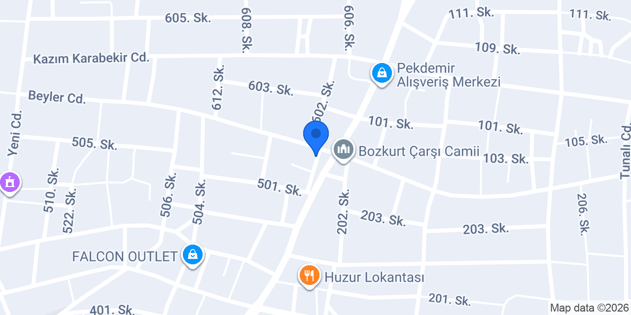 Bozkurt kasap konumu