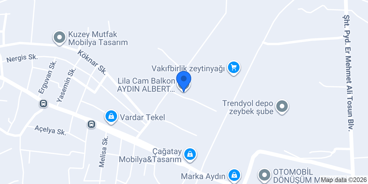 Lila Cam Balkon AYDIN ALBERT GENAU 18.YIL konumu